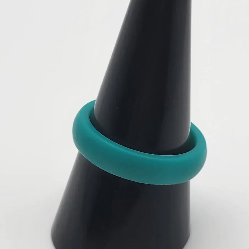 ROQ Teal Silicone Ring (10)